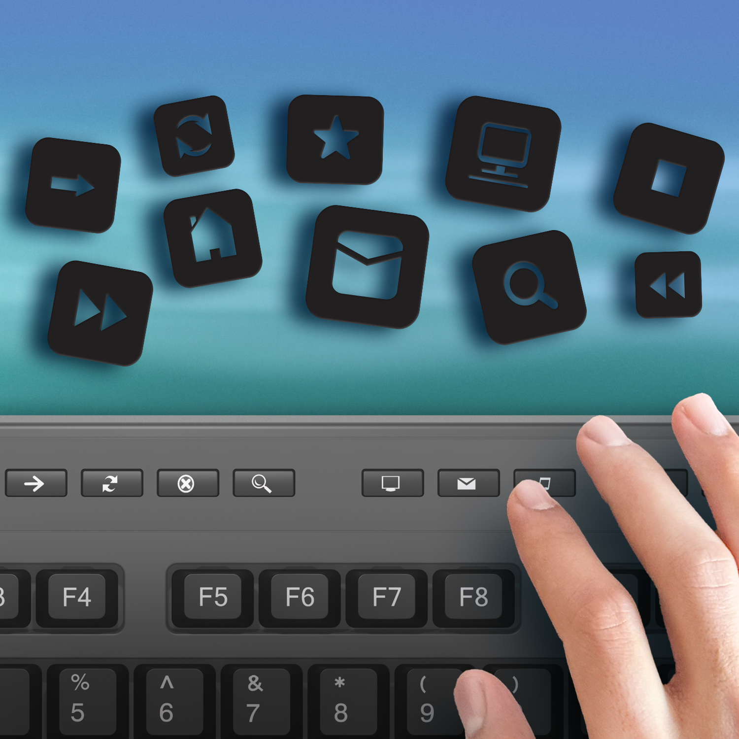 AKB-445_A+keyboard shortcuts