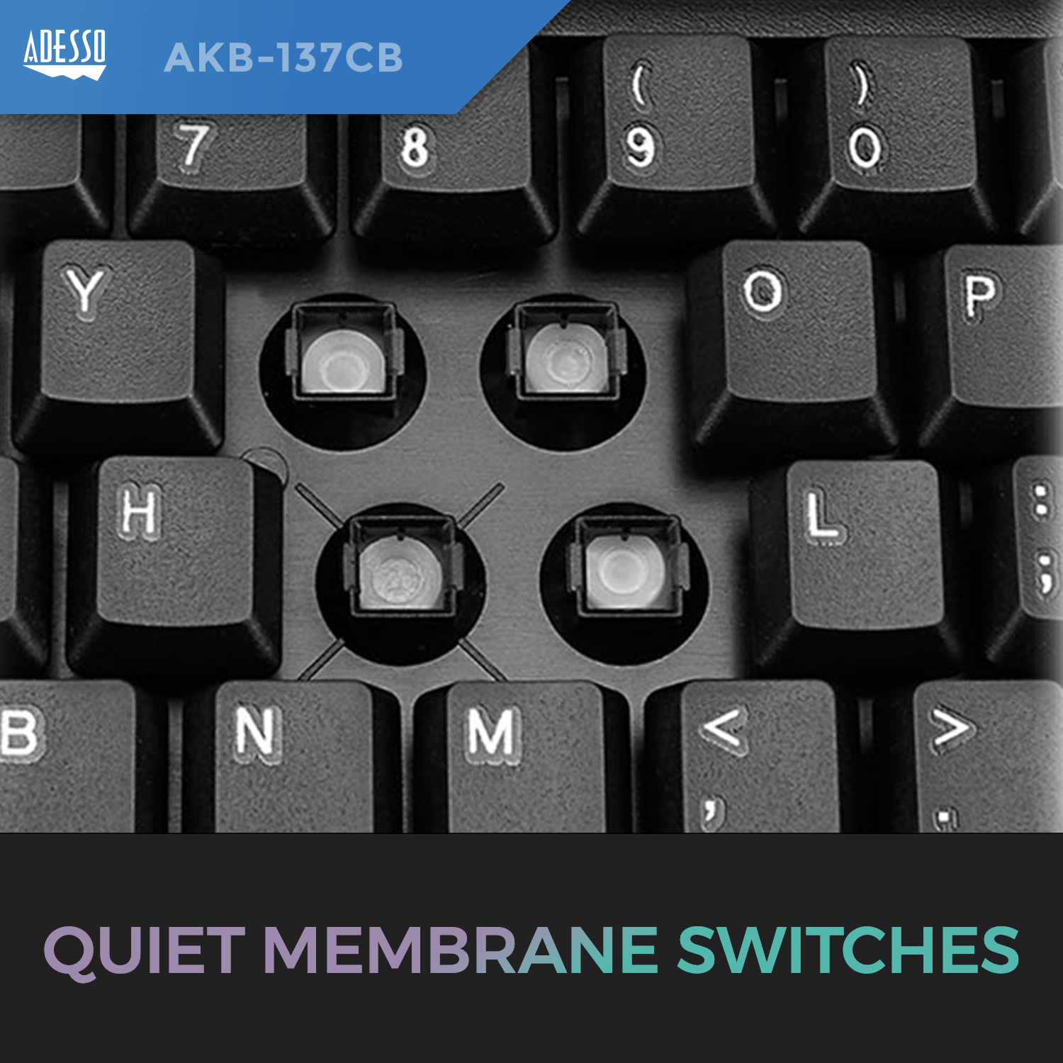 Adesso EasyTouch 137CB Illuminated Gaming Keyboard & Mouse Combo