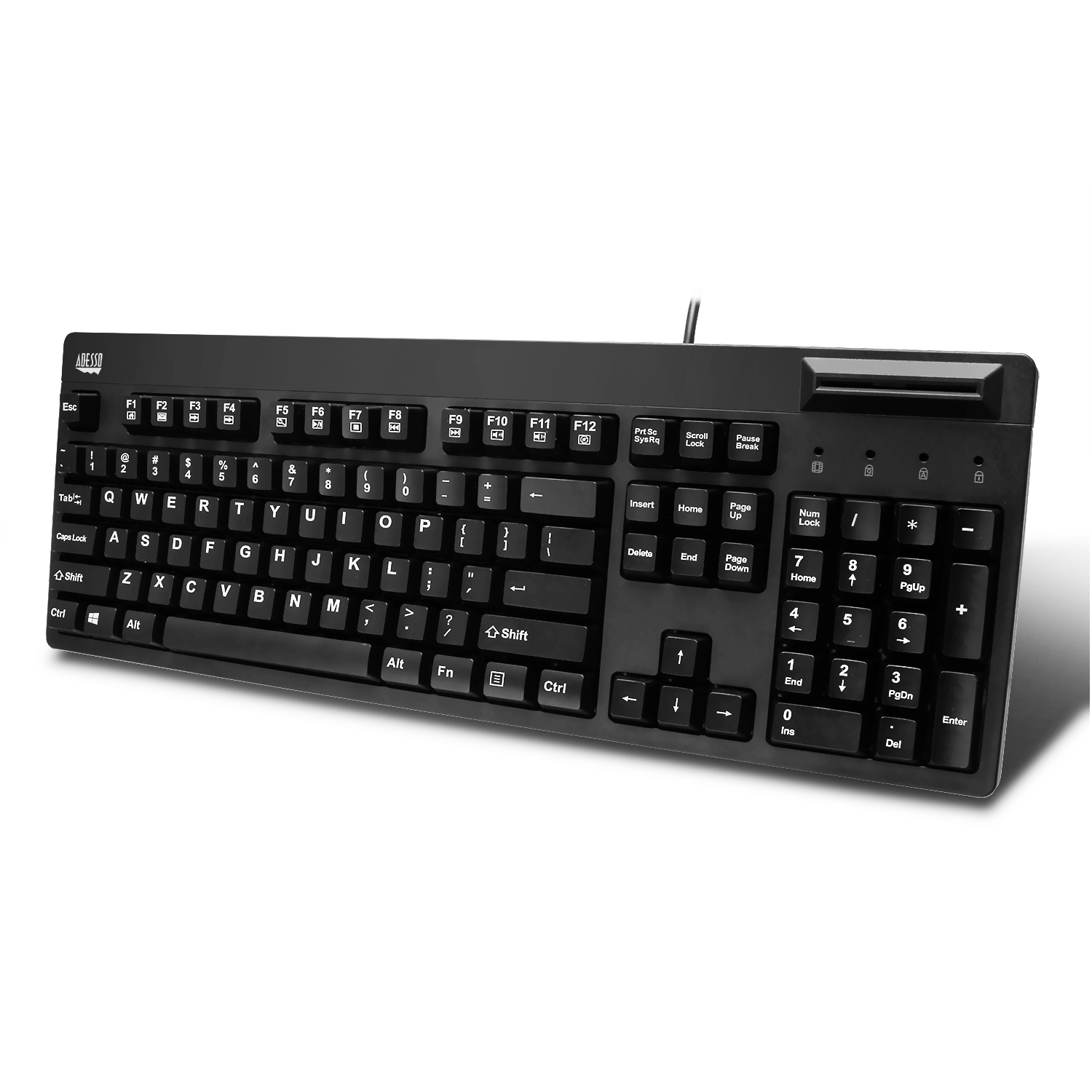 AKB！ Amazon.com: Adesso AKB-600HB 19-Key Mechanical Keypad with 3-Port