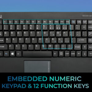WKB-4110UB A+_Embedded Numeric Keypad & 12 Function Keys