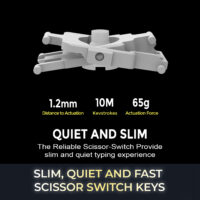 WKB-7100 scissors switch key