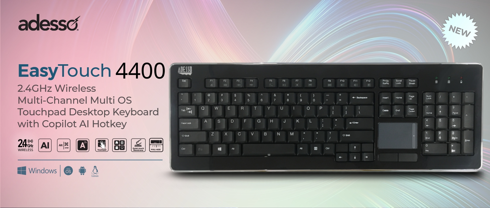 WKB-4400UB A+ Wide Banner